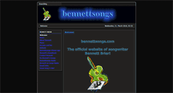 Desktop Screenshot of bennettsongs.com