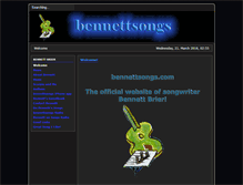 Tablet Screenshot of bennettsongs.com